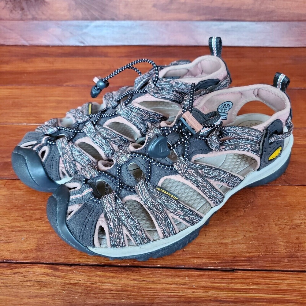 Keen Hiking Sandals Waterproof Whisper Womens 6 Pink Gray 1016244‎ KMX Hybrid